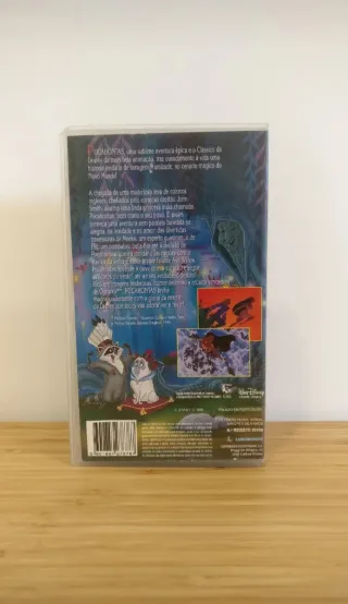 Conjunto VHS Disney – Pocahontas + Aladdin | PT