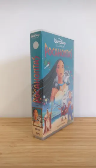 Conjunto VHS Disney – Pocahontas + Aladdin | PT