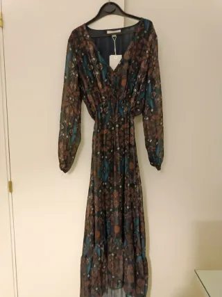 Vestido Springfield estampado, muy fino y bonito.