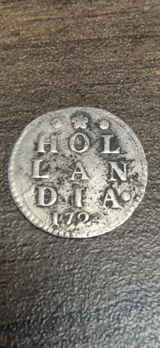 Moneda 2 Stuiver Plata Holanda 1724