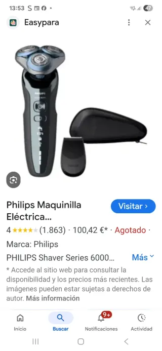 Afeitadora Philips Serie 5000
