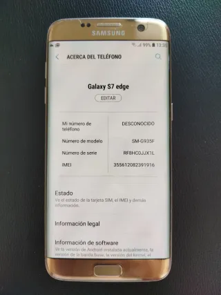 Samsung Galaxy S7 Edge Dorado