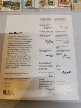 Sellos Jim Henson Muppets (Teleñecos) + 3 Series