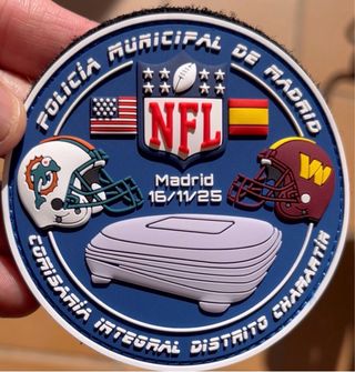 Parche NFL Policía Madrid 16/11/25