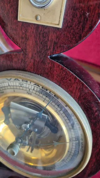 Barómetro, Termómetro e Higrómetro de Madera