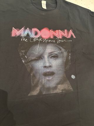Camiseta Madonna Confessions Tour Dos tallas M y L