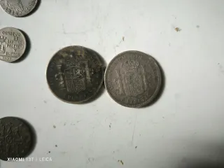 Billetes y monedas antiguas españolas