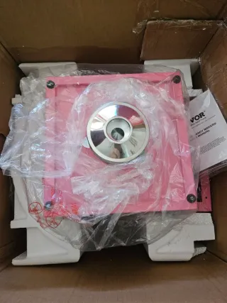 Máquina de Algodón de Azúcar Rosa con Ruedas