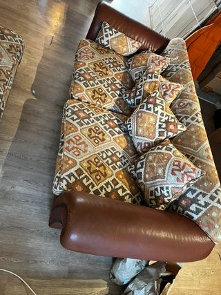 Sofá 3 Piezas + Puff: 4 y 2 Plazas