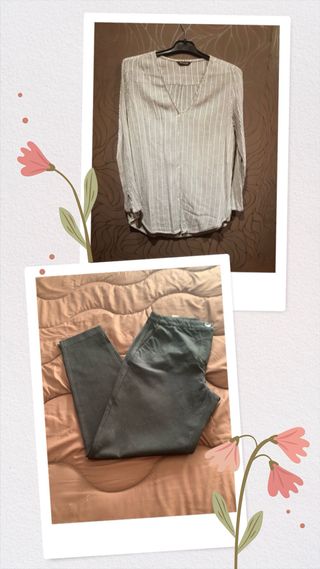 Blusa y pantalón Massimo Dutti