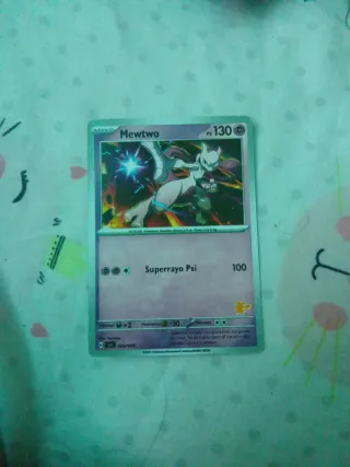 Carta Pokémon Mewtwo ( PSA10 entre 120€ y 150€)