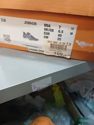 Zapatos Merrell Azul y Plateado talla 40