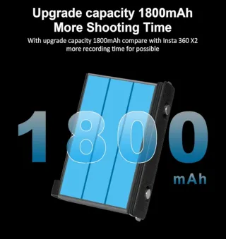 Cargador y 2 Baterías COOLSHOW para Insta360 X3