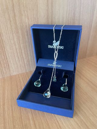Conjunto Swarovski Collar y Pendientes ORIGINAL
