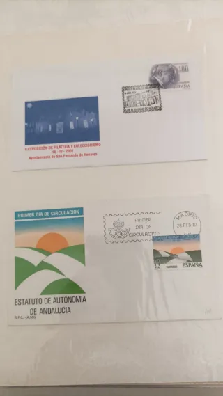 Sobres Primer Día España FDC