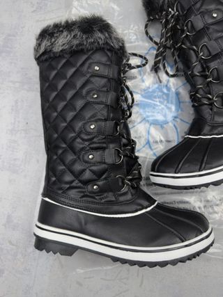 Stivali invernali Mishansha neri similpelle 39