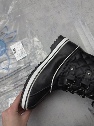 Stivali invernali Mishansha neri similpelle 39