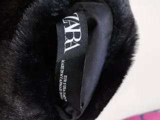 Chaquetón reversible mujer negro