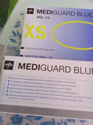 MEDIGUARD BLUE Guantes Nitrilo XS 200 uds