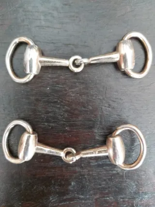 2 x Adornos para zapatos tipo estribo