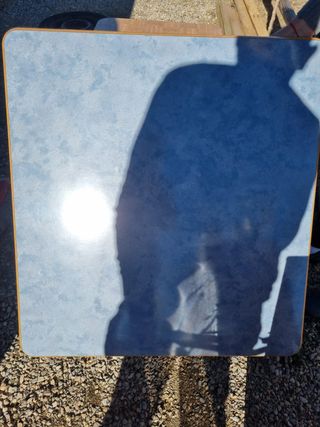 Mesa elevable para caravana