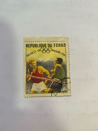 Sello República de Chad México 68