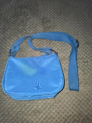 Bolso azul bandolera
