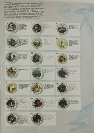 Álbum cromos Coca-Cola Superman II