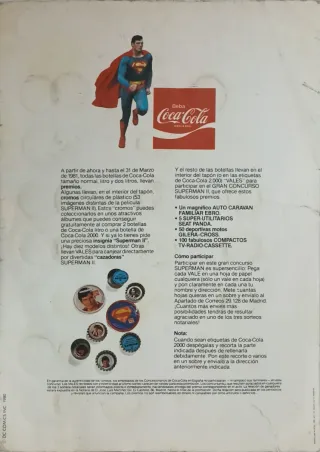 Álbum cromos Coca-Cola Superman II