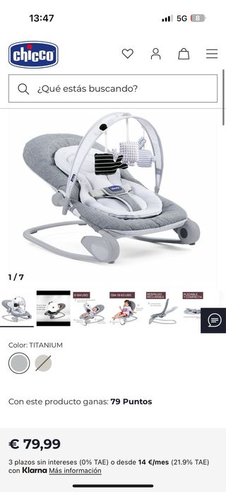 Hamaca Chicco Hoopla