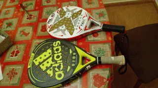 Set 2 Palas de Pádel Adidas y NOX