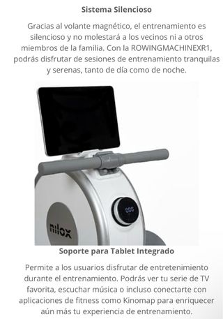 Máquina de Remo Nilox 1 Vogator