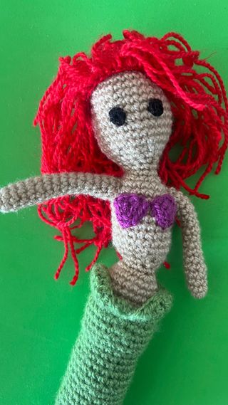 Muñeca Ariel La Sirenita Amigurumi Crochet