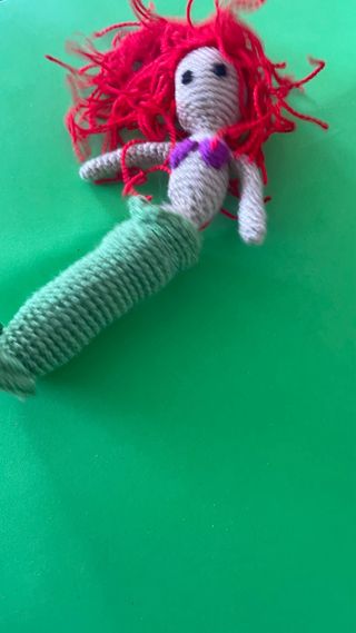Muñeca Ariel La Sirenita Amigurumi Crochet