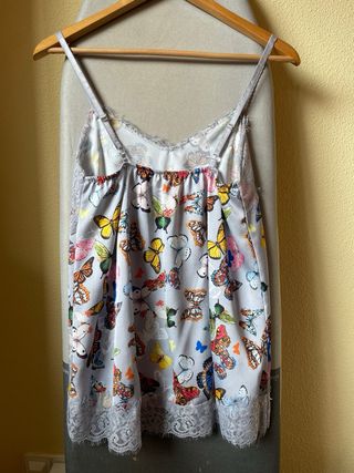 Lencero Mariposas Gris Multicolor