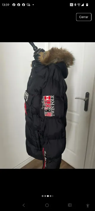 Chaqueta Geographical Norway Negra