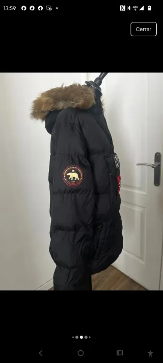 Chaqueta Geographical Norway Negra