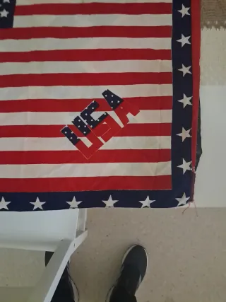 Pañuelo tela diseño bandera y águila