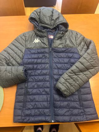Anorak Kappa azul y gris