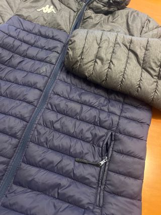 Anorak Kappa azul y gris