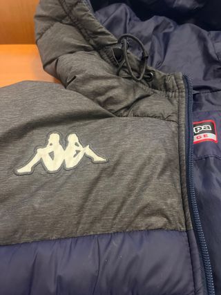 Anorak Kappa azul y gris