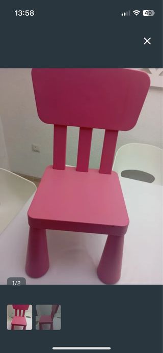 Mesa, 2 sillas y 2 taburetes Mamut Ikea