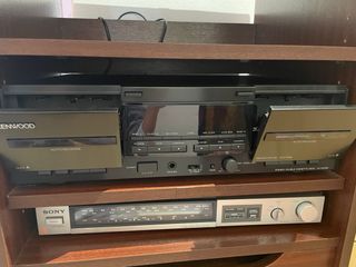 Kenwood Doble Pletina Cassette y Radio Sony