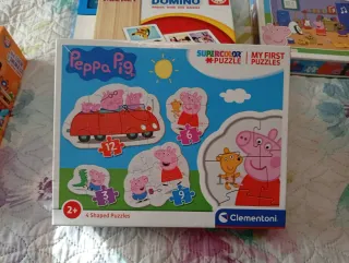 Lote infantil: Puzzles, Domino, Bloques