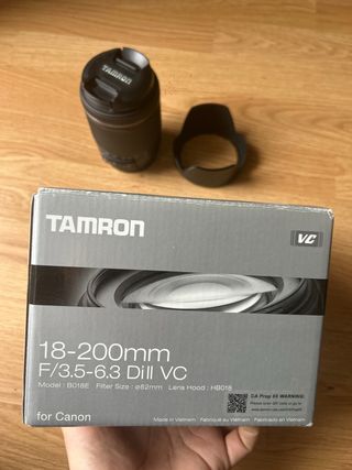 Tamron 18-200mm VC para Canon APS-C