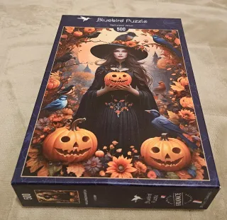 Puzzle Bluebird Halloween Witch 500 piezas