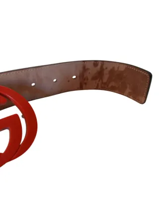 Cinturone Gucci GG Arancione