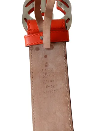 Cinturone Gucci GG Arancione