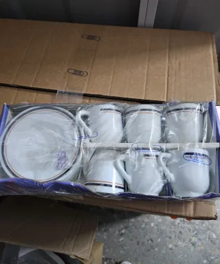 6 Tazas Harmonia Porcelana