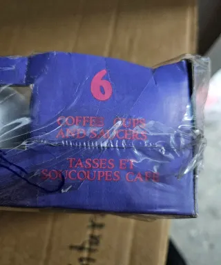 6 Tazas Harmonia Porcelana